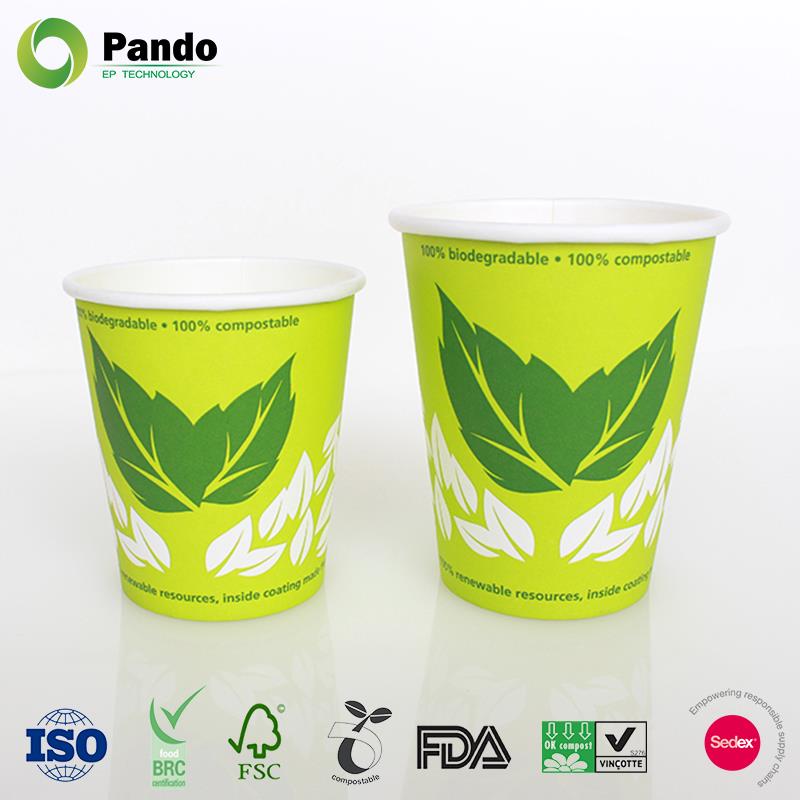 Tasses de café au café à simple paroi Single Wall Hot Coffee Paper Cups