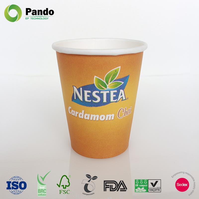 Tasses de café au café à simple paroi Single Wall Hot Coffee Paper Cups