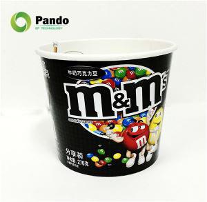 Seaux de bonbons alimentaires