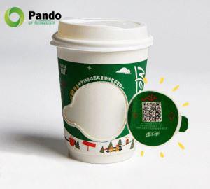Tasse à café à code à balayage