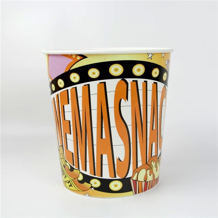 130oz Water Based Coating Paper Popcorn Buckets