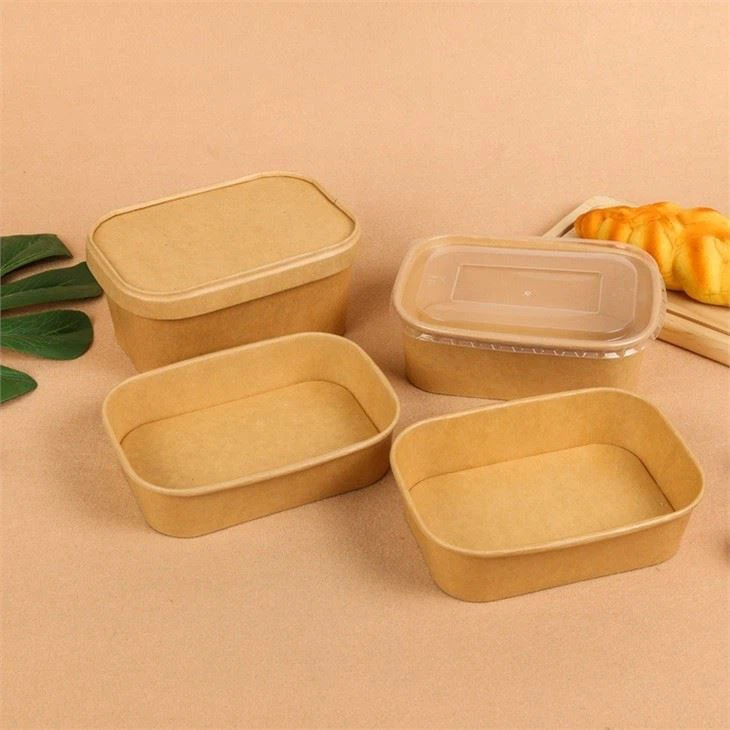Disposable Kraft Paper Salad Bowl